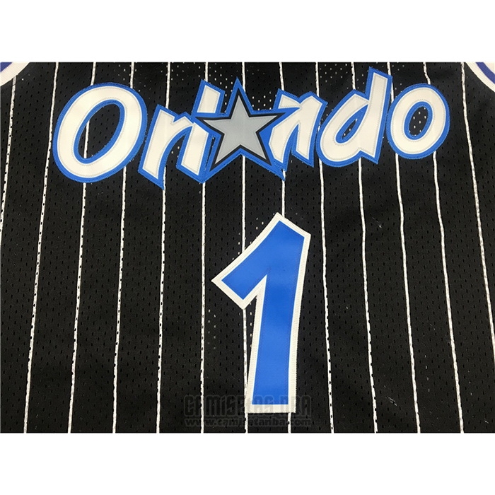 Camiseta Orlando Magic Anfernee Hardaway #1 Mitchell & Ness 1994-95 Negro